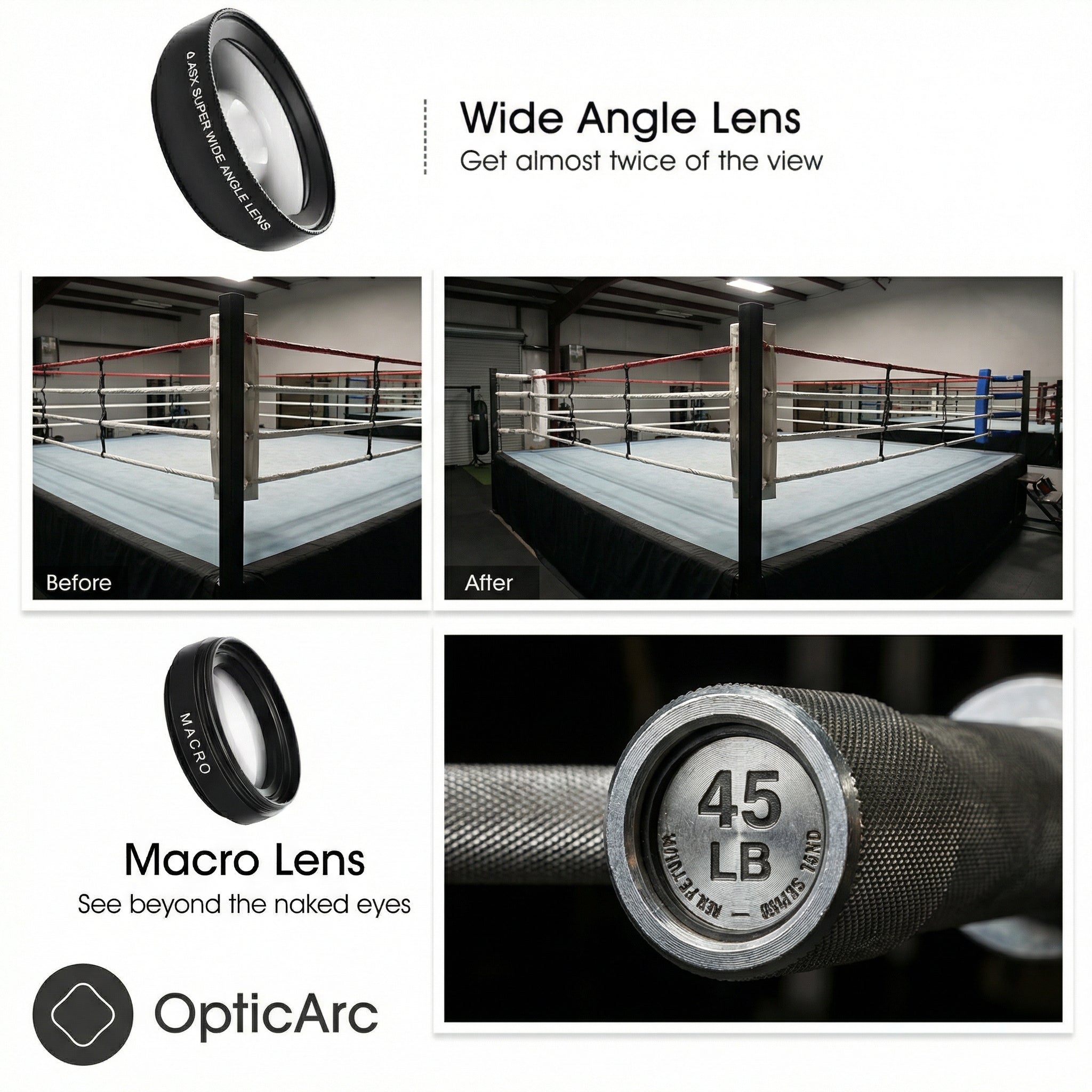 OpticArc Camera Lens